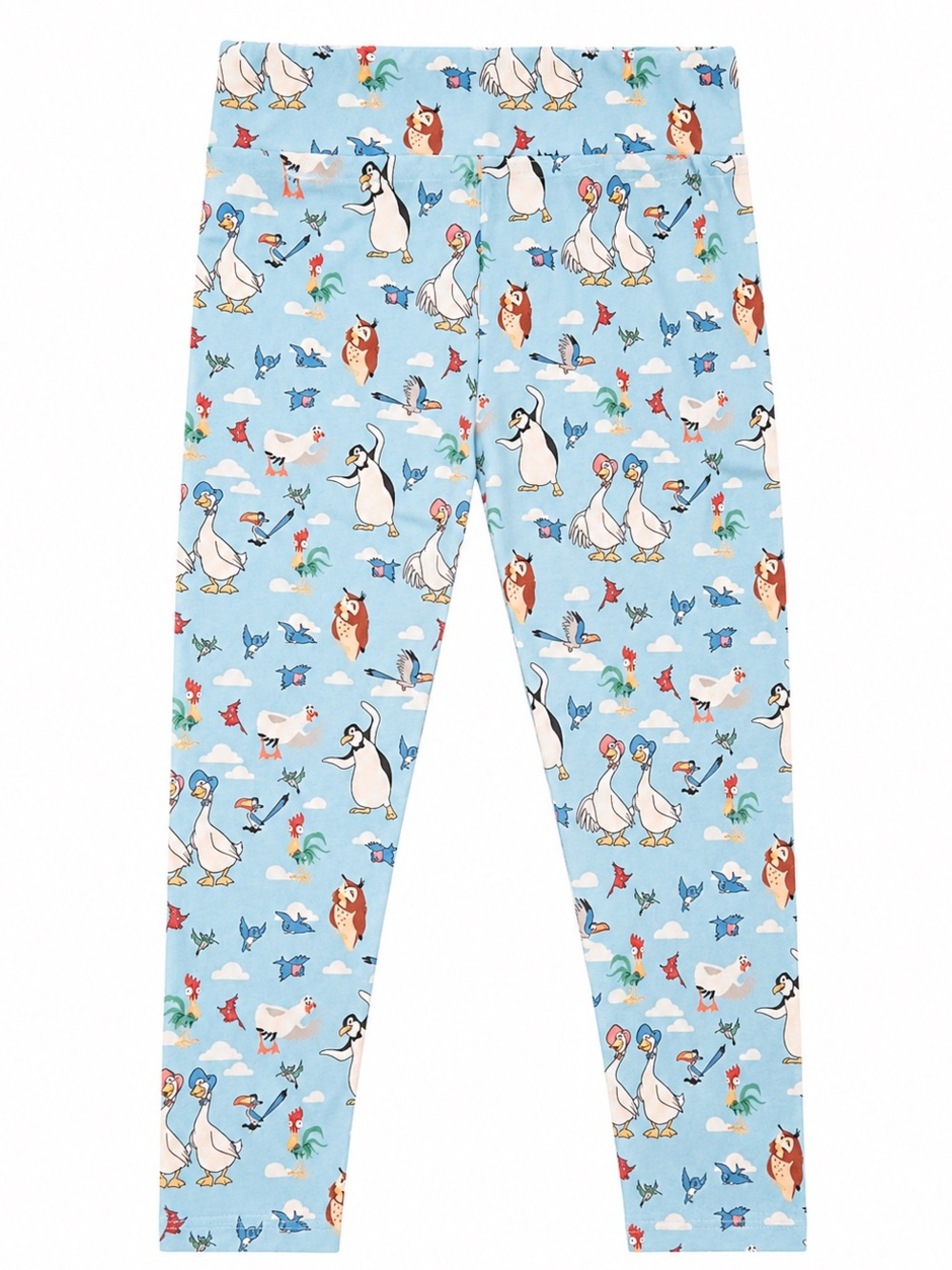 Disney Parks Birds of a Feather Leggings plus 1X Blue Hei Hei Zazu Owl Penguins